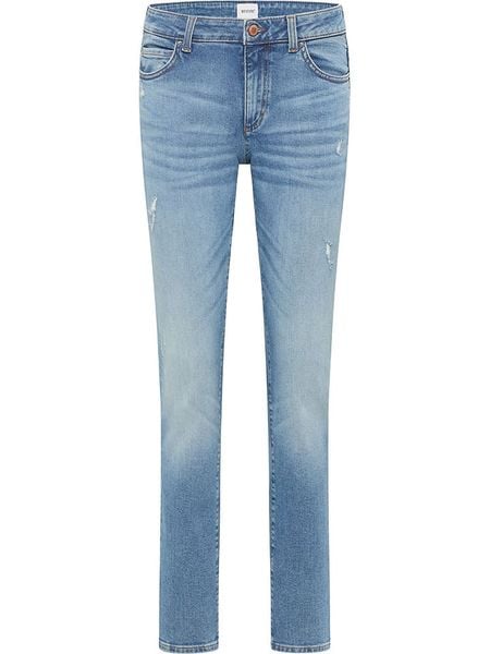 Mustang Dżinsy - Regular fit - w kolorze niebieskim rozmiar: W27/L34. Niebieskie jeansy Mustang, l, z aplikacjami, klasyczne. Za 78.84 zł.