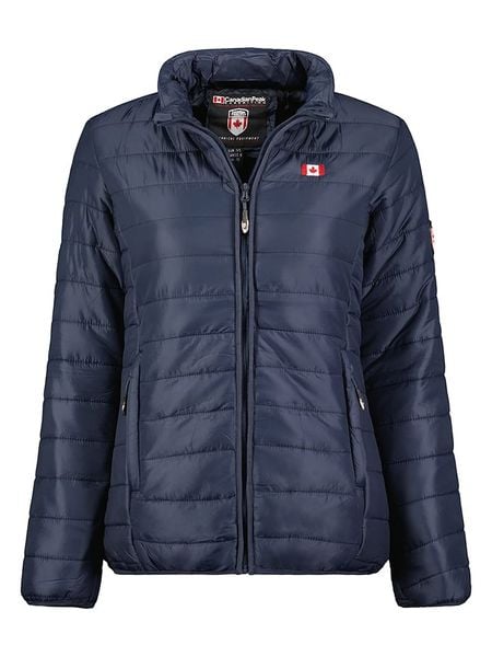 Canadian Peak Kurtka pikowana "Atikeak" w kolorze granatowym rozmiar: M. Niebieskie kurtki Canadian Peak, m, bez wzorów, bez kaptura. Za 166.88 zł.