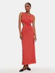 ViCOLO Sukienka letnia TB2469 Czerwony Regular Fit. Czerwone sukienki ViCOLO, xs, bez wzorów, z wiskozy, bez kołnierzyka, bez ramiączek. Za 259.99 zł.