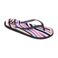 Japonki plażowe damskie Billabong Dama stripes. Czarne japonki Billabong, bez wzorów, sportowe. Za 39.99 zł.