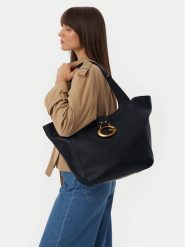 Guess Torebka Camden HWBB93 08240 Czarny. Czarne shopper bag Guess, z aplikacjami, ze skóry, bez dodatków. Za 714.99 zł.