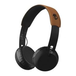 Słuchawki nauszne SKULLCANDY Grind Wireless z mikrofonem Czarno-brązowy. Brązowe słuchawki nauszne SKULLCANDY. Za 339.00 zł.