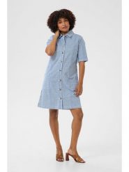 Cream Sukienka w kolorze niebiesko-białym rozmiar: 40. Białe sukienki Cream, na co dzień, bez wzorów, bez kołnierzyka, bez ramiączek, mini, proste. Za 131.43 zł.