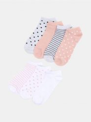 Krótkie skarpetki 7 pack - wielobarwny. Skarpetki Sinsay, bez wzorów. Za 17.99 zł.