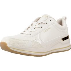 Buty SKECHERS 177345S Beżowy. Białe buty trekkingowe Skechers, z materiału, bez zapięcia. Za 286.99 zł.