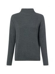 Marie Lund Sweter Kobiety Bawełna szary, XS. Szare swetry Marie Lund, uniwersalny, bez wzorów, z bawełny, klasyczne, bez ramiączek. Za 299.95 zł.