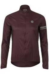 Damska kurtka rowerowa wiatrówka Essential brązowa wiatroszczelna. Brązowe kurtki AGU, l, bez wzorów, z materiału, eleganckie, bez kaptura. Za 409.50 zł.