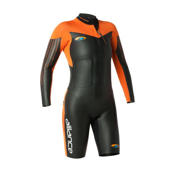 Damski strój triathlonowy Blue Seventy Alliance Swimrun. Brązowe kombinezony BLUESEVENTY, l, bez wzorów, z gumy, bez kołnierzyka, bez ramiączek, krótkie. Za 1,051.57 zł.