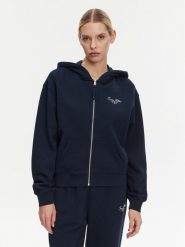 Tommy Hilfiger Bluza WW0WW44632 Granatowy Regular Fit. Niebieskie bluzy Tommy Hilfiger, xxl, bez wzorów, z bawełny, bez kaptura. Za 369.99 zł.