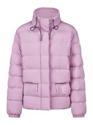 ELBSAND Kurtka pikowana "Varna" w kolorze jasnoróżowym rozmiar: M. Różowe kurtki ELBSAND, m, bez wzorów, bez kaptura. Za 175.26 zł.