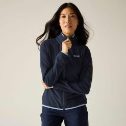 Damska bluza polarowa Rivendell z zamkiem błyskawicznym. Czerwone bluzy z kapturem Regatta, m, bez wzorów, z materiału, bez kaptura, trekkingowe. Za 183.99 zł.