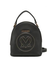LOVE MOSCHINO Plecak JC4069PP1ML1200A Czarny. Czarne plecaki Love Moschino, bez wzorów, ze skóry, bez dodatków. Za 699.99 zł.