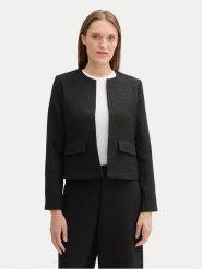 Tom Tailor Marynarka 1044343 Czarny Regular Fit. Czarne marynarki i żakiety Tom Tailor, bez wzorów, z syntetyku, bez ramiączek. Za 249.99 zł.