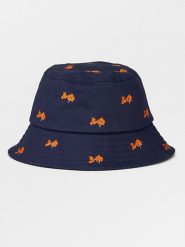 Becksöndergaard Kapelusz "Floana" w kolorze granatowym rozmiar: M/L. Niebieskie kapelusze Becksöndergaard, bez wzorów, z bawełny. Za 57.06 zł.