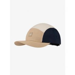 Czapka z daszkiem Buff 5 Panel Venture Cap - allvin sand. Brązowe czapki z daszkiem Buff, bez wzorów, sportowe. Za 137.49 zł.