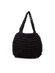 Pieces Torebka 17154829 Czarny. Czarne shopper bag Pieces, bez wzorów, z materiału, bez dodatków. Za 99.99 zł.