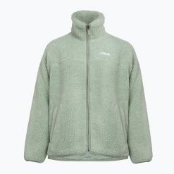 Bluza damska FILA Oacala Sherpa. Zielone bluzy Fila, bez wzorów, bez ramiączek, bez kaptura. Za 319.99 zł.