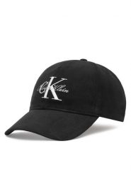 Calvin Klein Czapka z daszkiem Lurex Graphic Script Monologo Ca LV04F5115G Czarny. Czarne czapki z daszkiem Calvin Klein, bez wzorów, z bawełny. Za 189.99 zł.