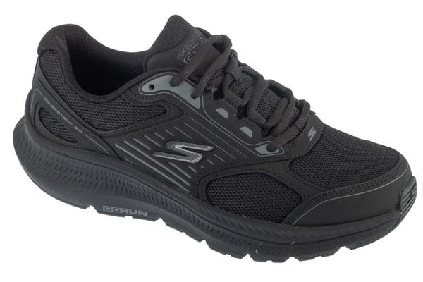 Buty do biegania damskie, Go Run Consistent 2.0 - Advantage. Czarne buty do biegania Skechers, bez wzorów, z materiału, bez zapięcia, do biegania. Za 249.99 zł.