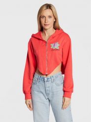 Local Heroes Bluza Rose AW22S0004 Czerwony Relaxed Fit. Czerwone bluzy Local Heroes, s, bez wzorów, z bawełny, bez kaptura. Za 119.99 zł.