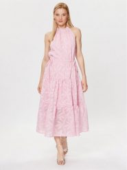 Ted Baker Sukienka letnia Miarose 269551 Różowy Regular Fit. Czerwone sukienki Ted Baker, bez wzorów, z syntetyku, bez kołnierzyka, bez ramiączek. Za 779.99 zł.