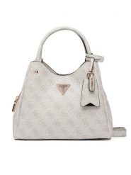 Guess Torebka Meridian II HWSG69 74050 Kremowy. Białe torebki klasyczne Guess, z aplikacjami, ze skóry, bez dodatków. Za 634.99 zł.