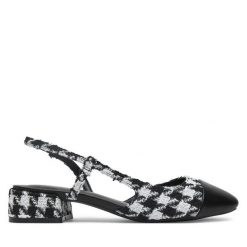 Sandały Call It Spring. Czarne sandały Call it Spring, bez wzorów, bez obcasa, na słupku, bez zapięcia. Za 169.99 zł.