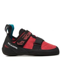 Buty wspinaczkowe Scarpa. Pomarańczowe buty treningowe Scarpa, bez wzorów, bez zapięcia. Za 339.99 zł.