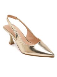 Sixth Sens Czółenka w kolorze złotym rozmiar: 41. Żółte czółenka Sixth Sens, bez wzorów, klasyczne, bez obcasa, na szpilce, bez zapięcia. Za 82.44 zł.