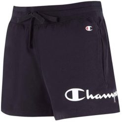 Szorty sportowe Champion Czarny. Czarne szorty sportowe Champion, bez wzorów, z materiału. Za 207.35 zł.