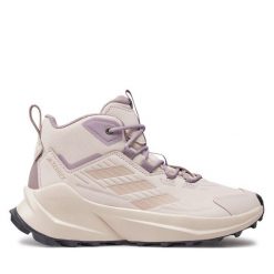 Trekkingi adidas. Czerwone buty trekkingowe adidas, bez zapięcia. Za 699.99 zł.