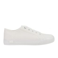 Buty trampki Lee Ava 50251009 1FG białe. Białe trampki bez wzorów, z gumy, klasyczne, bez zapięcia. Za 195.18 zł.