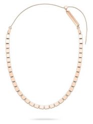 Liebeskind Pozłacany naszyjnik - dł. 45 cm rozmiar: onesize. Żółte naszyjniki Liebeskind, z materiału, pozłacane. Za 173.99 zł.