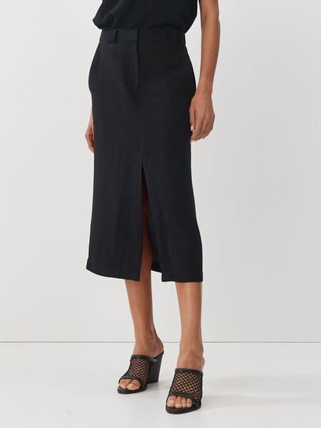 Someday Spódnica w kolorze czarnym rozmiar: 40. Czarne spódnice someday., bez wzorów, midi, rozkloszowane. Za 153.71 zł.