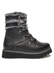 Roxy Botki ARJB700752 Czarny. Czarne botki Roxy, bez wzorów, ze skóry, bez obcasa, na płaskiej podeszwie, bez zapięcia. Za 399.99 zł.