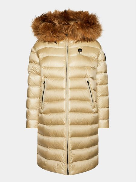 Blauer Płaszcz zimowy 23WBLDK03094 Beżowy Regular Fit. Brązowe kurtki Blauer, na zimę, m, bez wzorów, z syntetyku, bez kaptura. Za 1,679.00 zł.