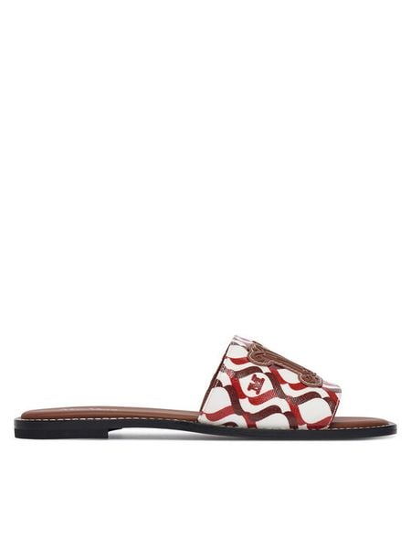 Max Mara Klapki 2616521059650 Brązowy. Brązowe klapki Max Mara, bez wzorów, z materiału, bez obcasa, bez zapięcia. Za 974.99 zł.
