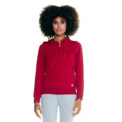 Damska bluza Leone z kapturem Basic zapinanym na zamek na całej długości. Brązowe bluzy LEONE 1947 APPAREL, l, bez wzorów, z tkaniny, sportowe, bez ramiączek, z kapturem. W wyprzedaży za 167.70 zł.