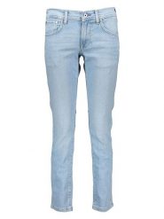 Pepe Jeans Dżinsy - Slim fit - w kolorze błękitnym rozmiar: W38/L32. Niebieskie jeansy Pepe Jeans, l, z aplikacjami, z jeansu, klasyczne. Za 105.88 zł.