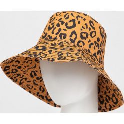 Billabong kapelusz bawełniany kolor pomarańczowy bawełniany. Brązowe kapelusze Billabong, bez wzorów, z bawełny. W wyprzedaży za 129.99 zł.