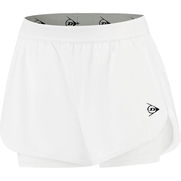 Spodenki sportowe damskie Dunlop Club Short. Białe szorty sportowe Dunlop, bez wzorów. Za 139.99 zł.