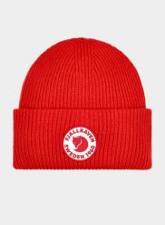 Czapka zimowa Fjallraven 1960 Logo Hat - true red. Czerwone czapki zimowe Fjällräven, bez wzorów, z dzianiny, klasyczne. Za 305.20 zł.