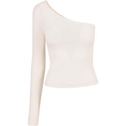 Asymetryczny Koszulka z długim rękawem duże rozmiary damskae Koszulka Urban Clas. Białe t-shirty sportowe Urban Classics, bez wzorów, bez ramiączek. Za 109.50 zł.