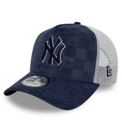 Czapka z daszkiem New Era. Niebieskie czapki z daszkiem New Era, bez wzorów. Za 129.99 zł.
