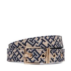 Pasek Tommy Hilfiger. Brązowe paski Tommy Hilfiger, bez wzorów. Za 249.99 zł.