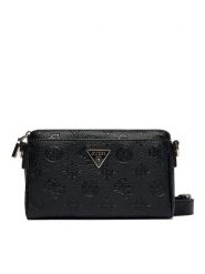 Guess Torebka Cresidia II Mini HWPD98 88720 Czarny. Czarne listonoszki Guess, z aplikacjami, ze skóry, bez dodatków. Za 549.99 zł.