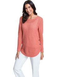 WITT WEIDEN Sweter w kolorze koralowym rozmiar: 42. Czerwone swetry WITT WEIDEN, bez wzorów, bez ramiączek. Za 56.99 zł.