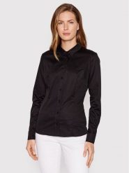Guess Koszula W2YH41 WAF10 Czarny Slim Fit. Czarne koszule Guess, xxl, z aplikacjami, z bawełny, biznesowe, bez kołnierzyka, bez ramiączek. Za 345.00 zł.