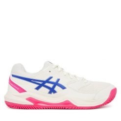Buty do tenisa Asics. Szare buty treningowe ASICS, bez wzorów, bez zapięcia, tenisowe. Za 249.99 zł.