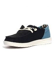 Hey Dude Mokasyny w kolorze czarno-błękitnym rozmiar: 37. Czarne mokasyny Hey dude, bez wzorów. Za 140.53 zł.